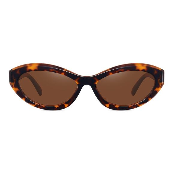 Fozono iwear Early First Brown Tortoise Cat Eye women's New - Picture 1 of 10